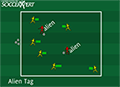 Alien Tag Soccer Game