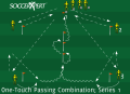 One-Touch Passing Combination with a Dribble; Series 1