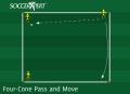 Four-Cone Passing Drill