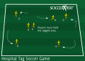Hospital Tag Soccer Game