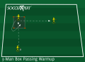 3-Man Box Passing Warmup
