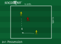2v1 Possession in Small Areas